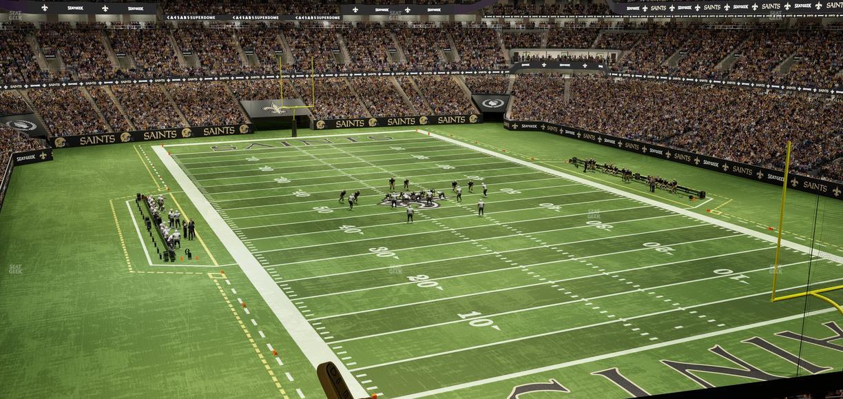 Caesars Superdome - Section Suite 306 Seat View