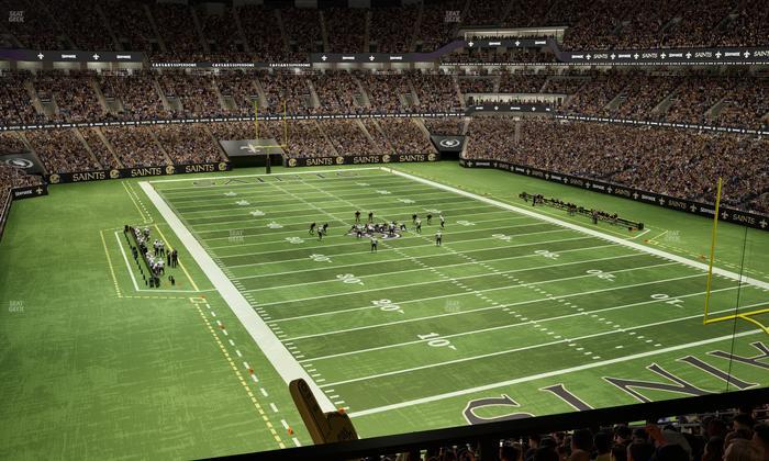 Caesars Superdome - Section Suite 306 Seat View