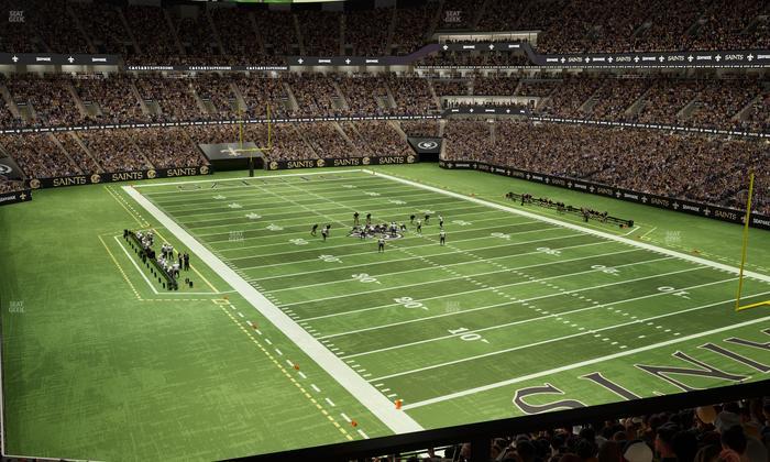 Caesars Superdome - Section Suite 307 Seat View