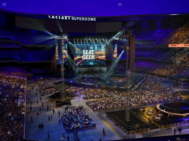 Caesars Superdome - Section Suite 307 Seat View