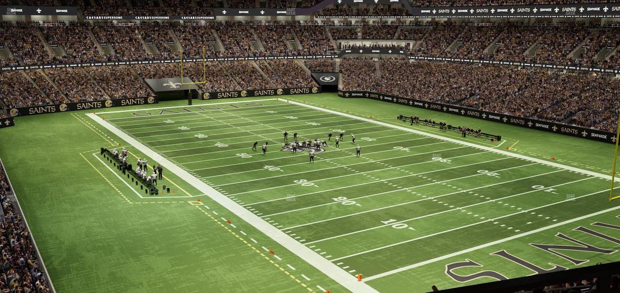 Caesars Superdome - Section Suite 308 Seat View