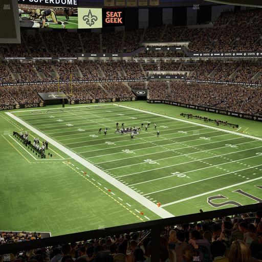 Caesars Superdome - Section Suite 308 Seat View