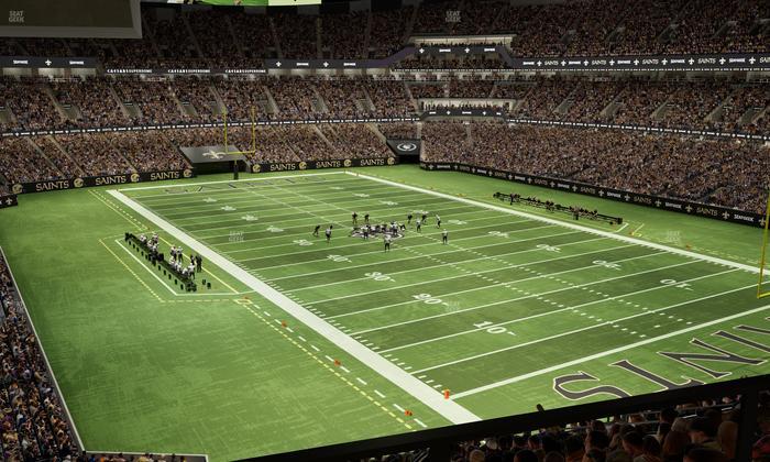 Caesars Superdome - Section Suite 308 Seat View