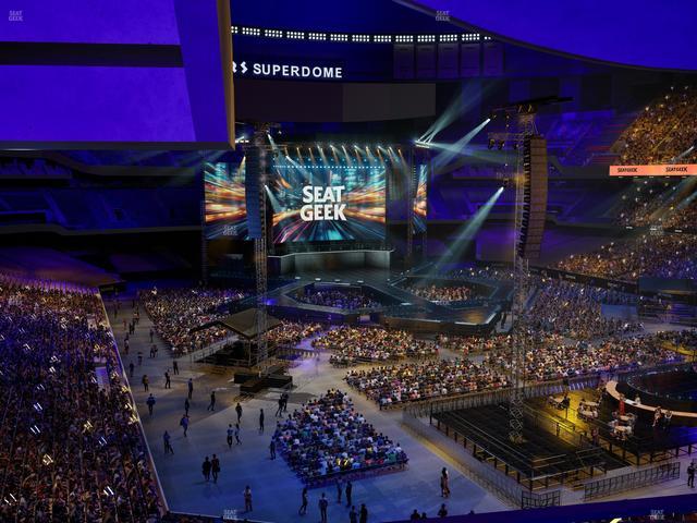 Caesars Superdome - Section Suite 308 Seat View