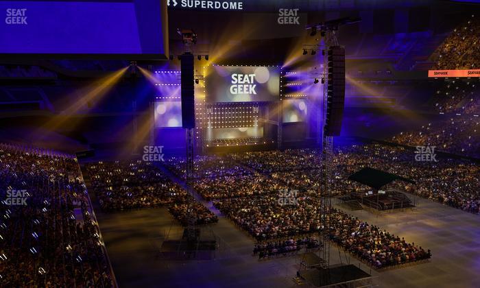 Caesars Superdome - Section Suite 308 Seat View