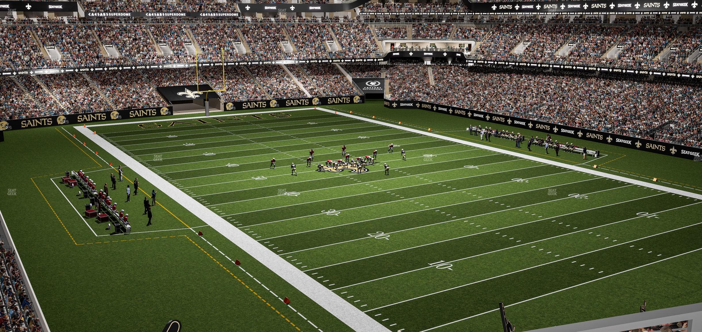 Caesars Superdome - Section Suite 308 Seat View