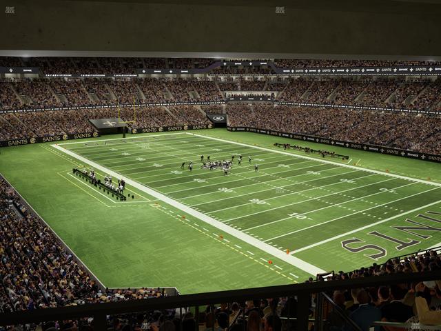 Caesars Superdome - Section Suite 310 Seat View