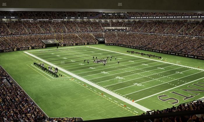 Caesars Superdome - Section Suite 310 Seat View