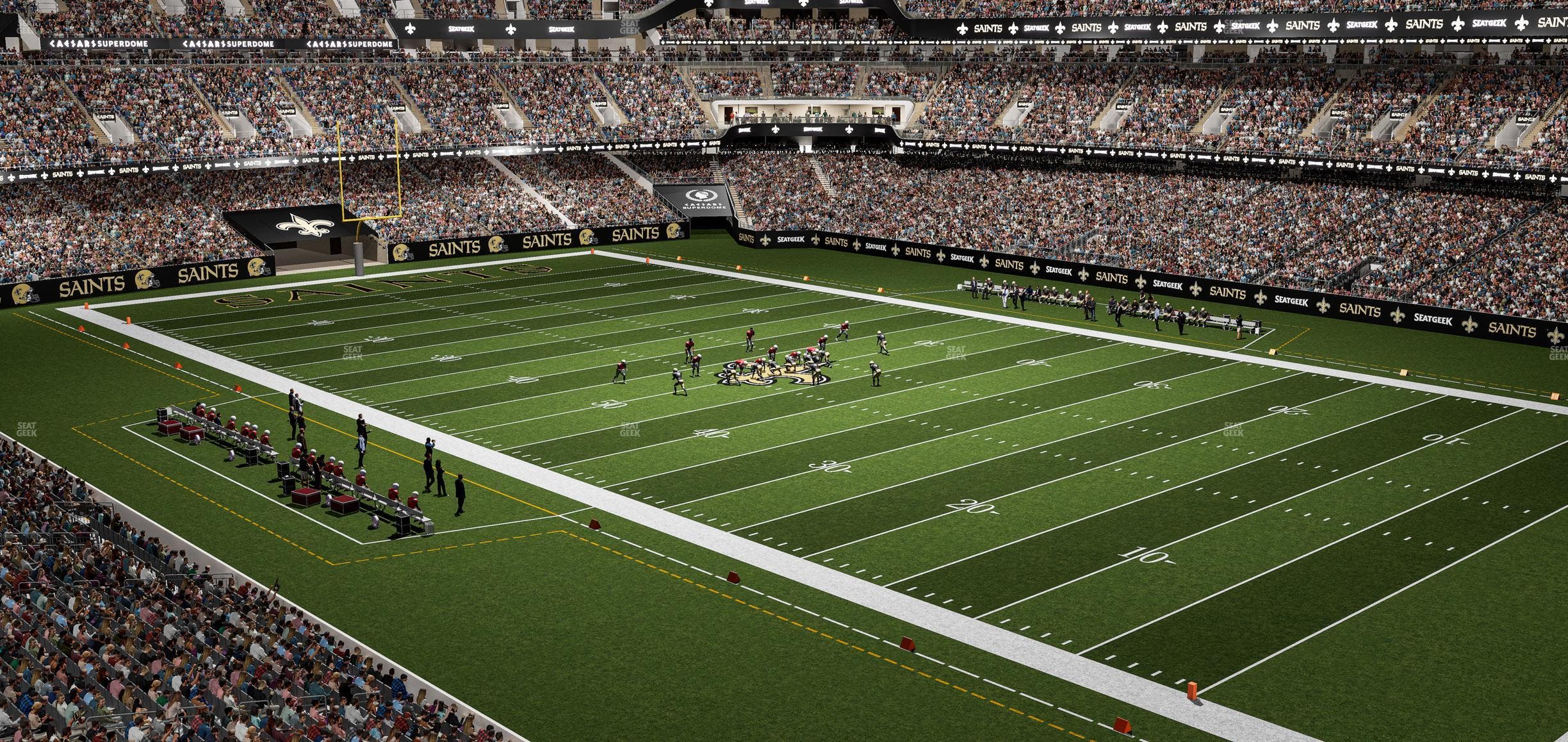 Caesars Superdome - Section Suite 312 Seat View