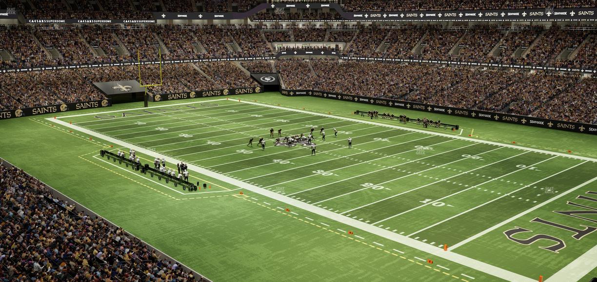 Caesars Superdome - Section Suite 312 Seat View