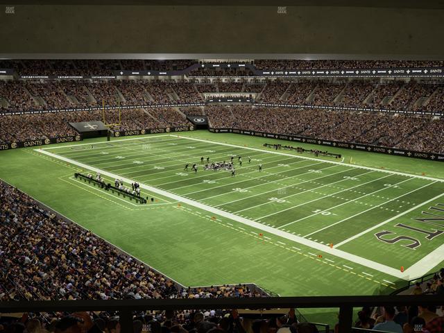 Caesars Superdome - Section Suite 312 Seat View
