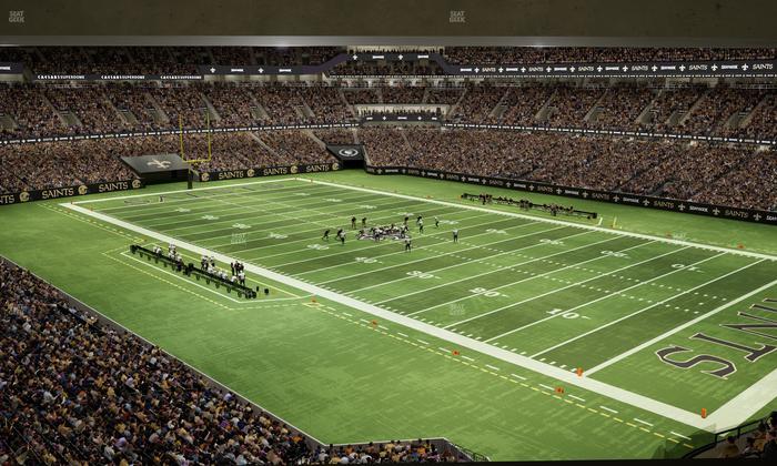 Caesars Superdome - Section Suite 312 Seat View