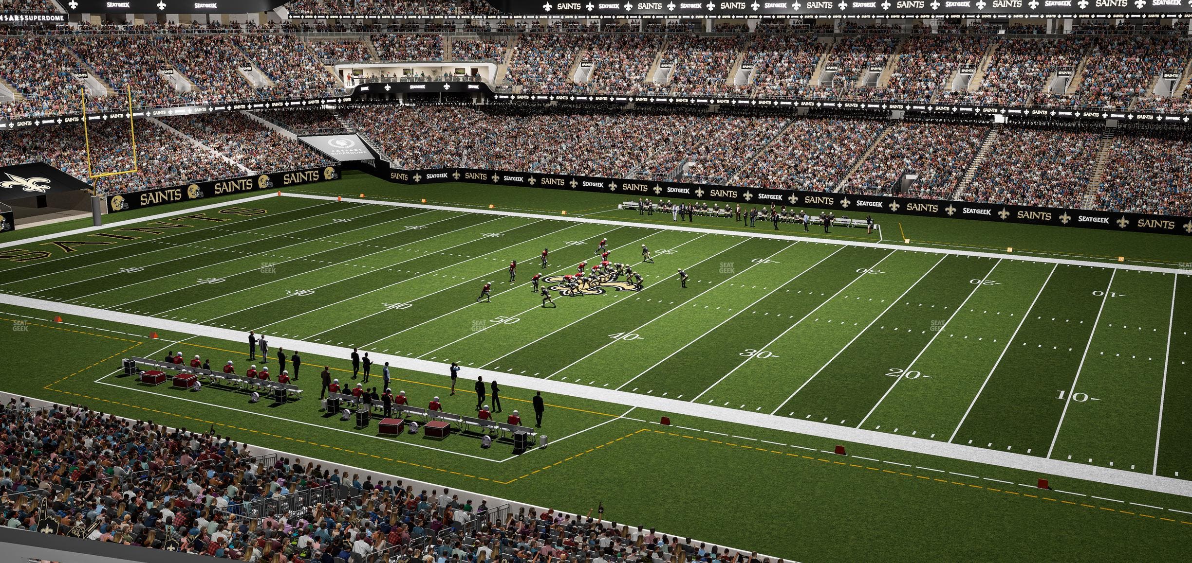 Caesars Superdome - Section Suite 318 Seat View