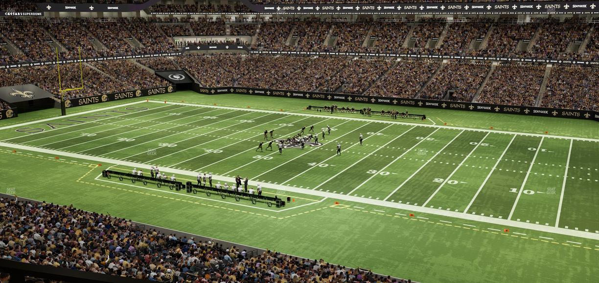 Caesars Superdome - Section Suite 318 Seat View