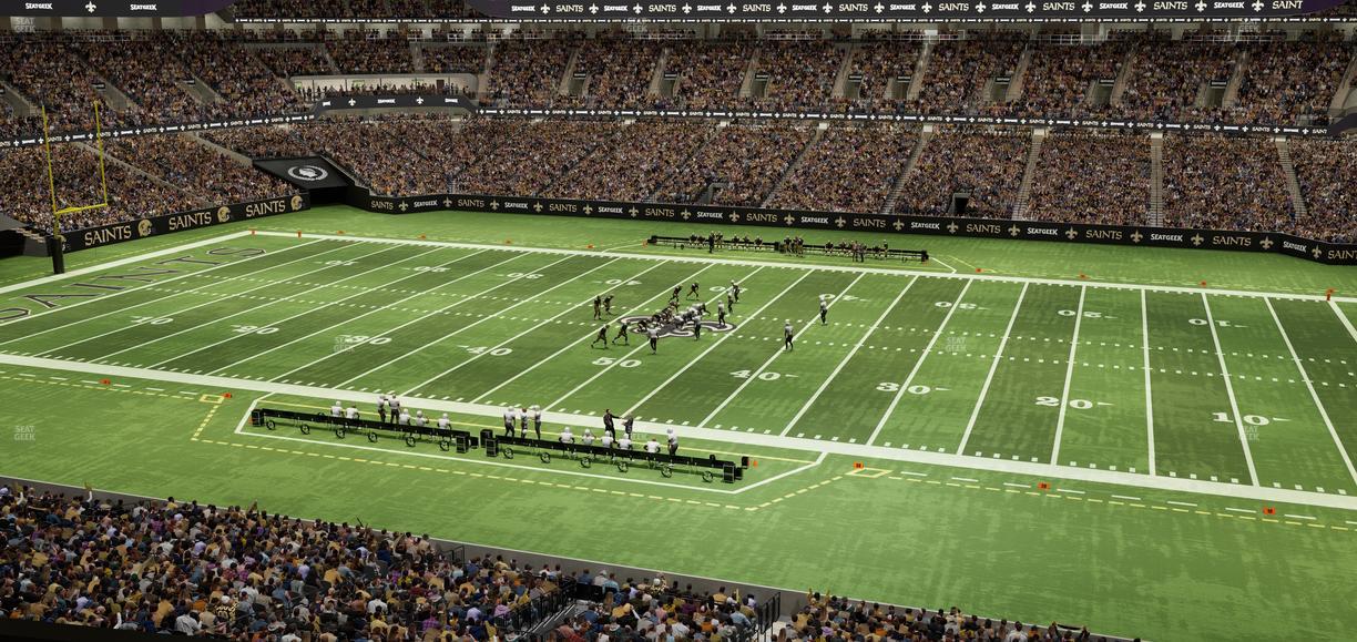 Caesars Superdome - Section Suite 320 Seat View