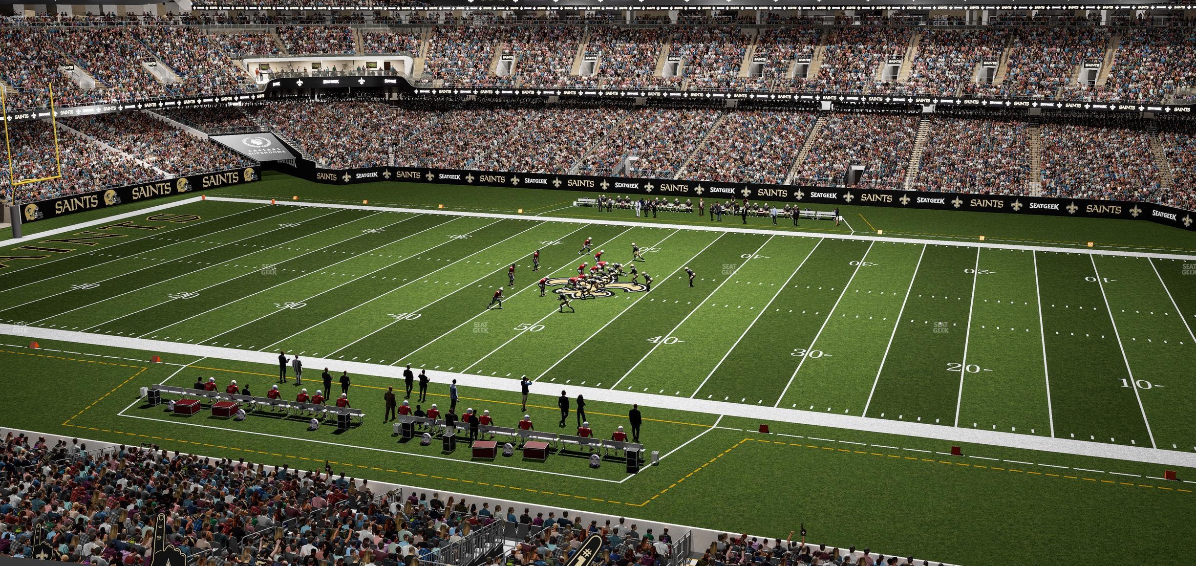 Caesars Superdome - Section Suite 320 Seat View