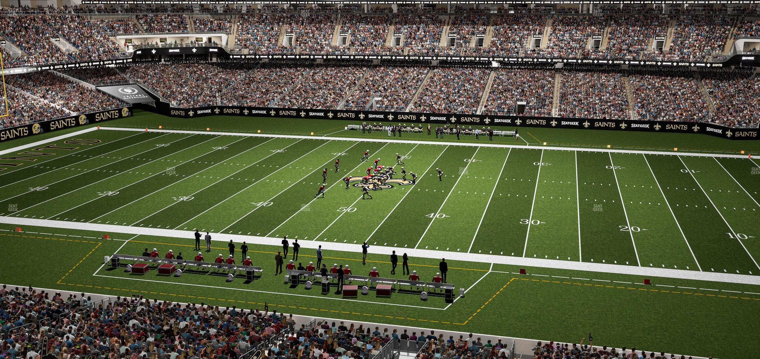 Caesars Superdome - Section Suite 321 Seat View