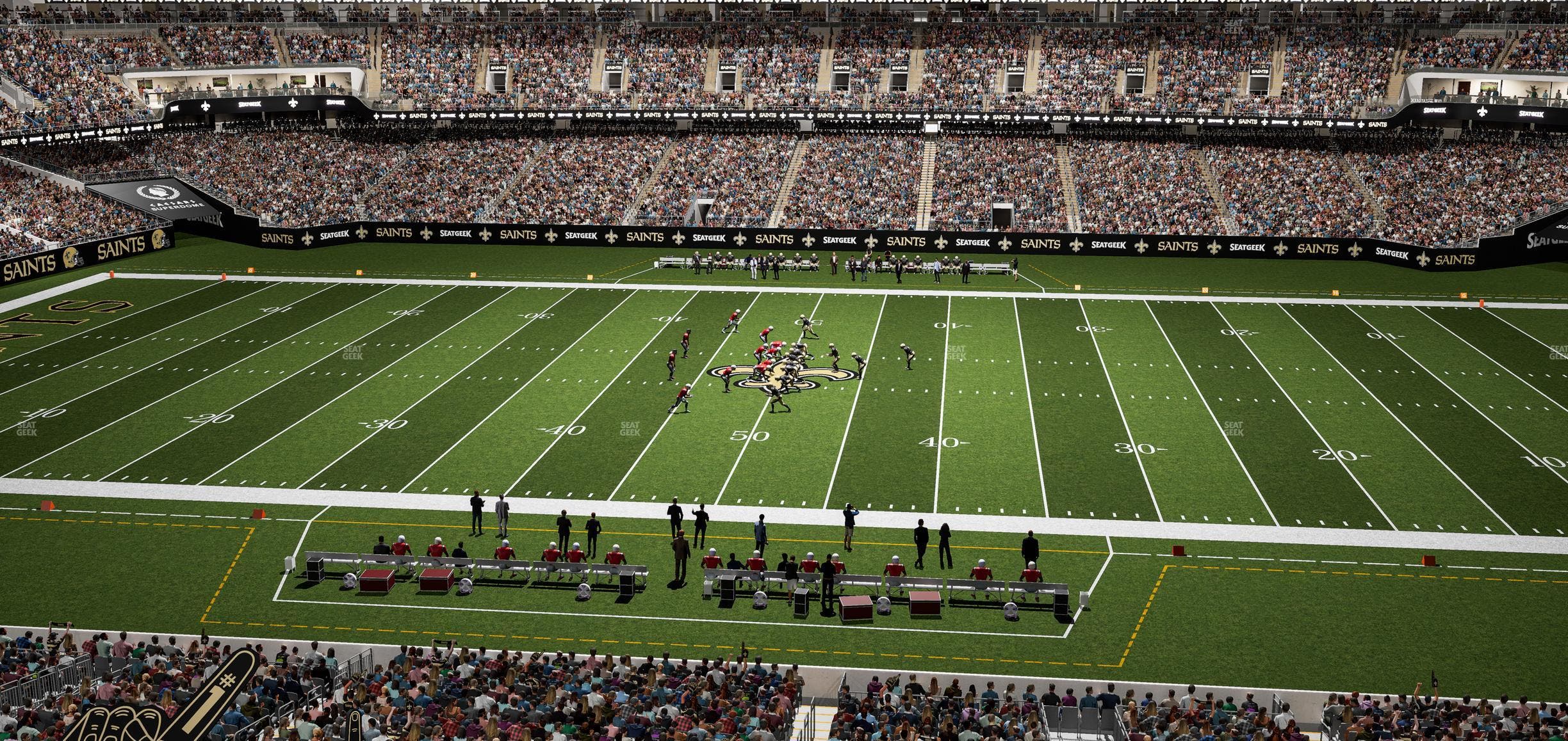Caesars Superdome - Section Suite 323 Seat View