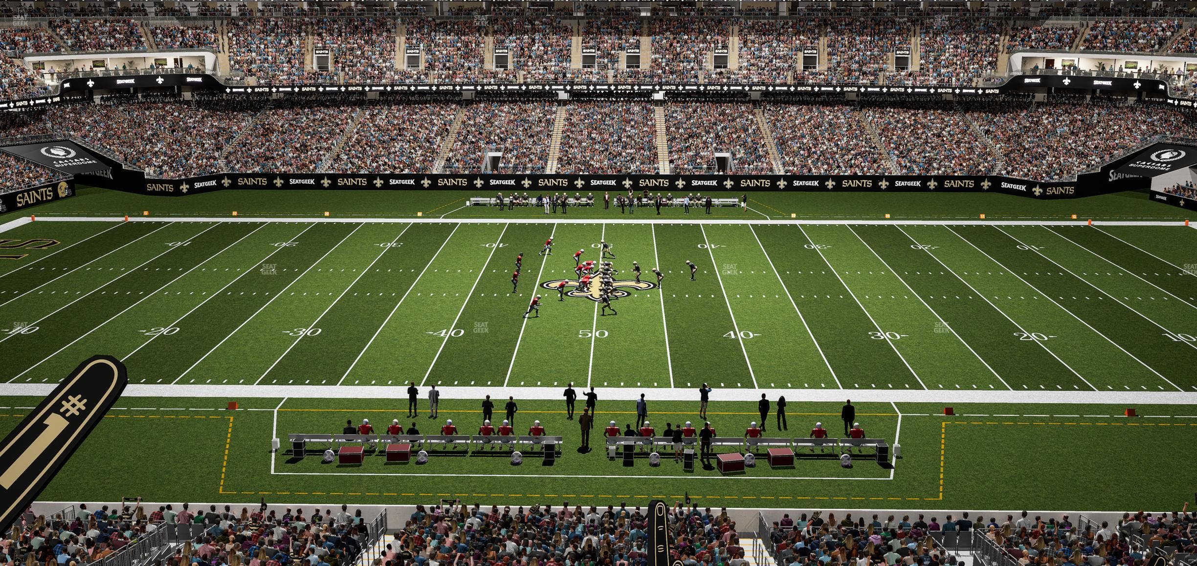 Caesars Superdome - Section Suite 324 Seat View