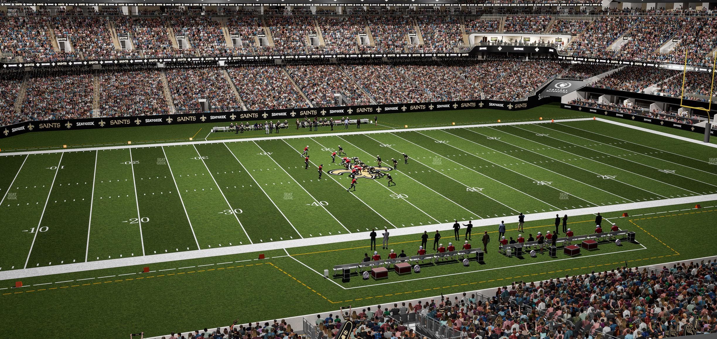 Caesars Superdome - Section Suite 329 Seat View