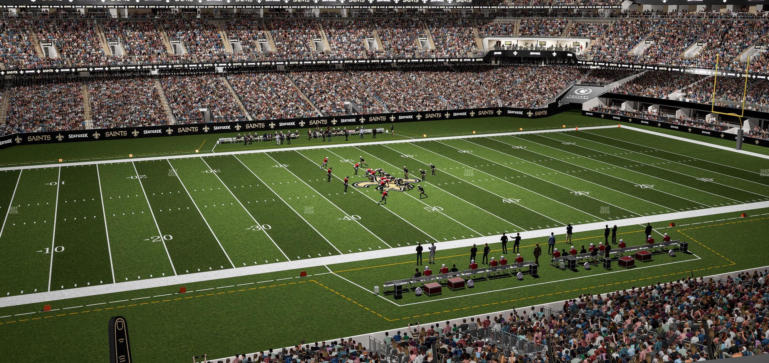 Caesars Superdome - Section Suite 330 Seat View