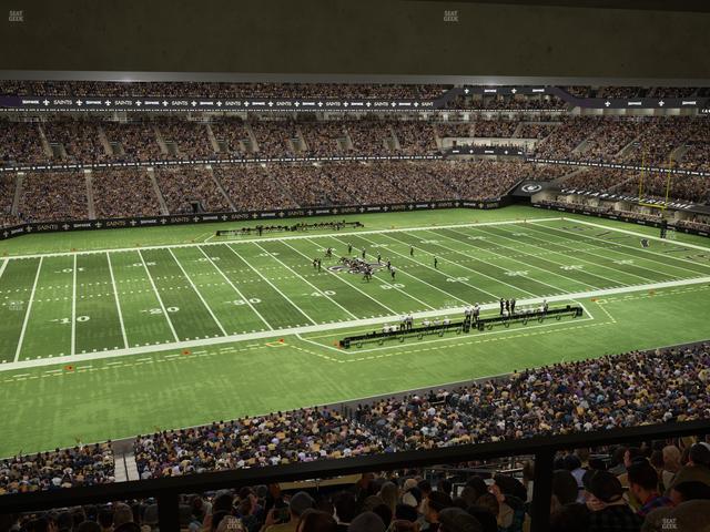 Caesars Superdome - Section Suite 330 Seat View