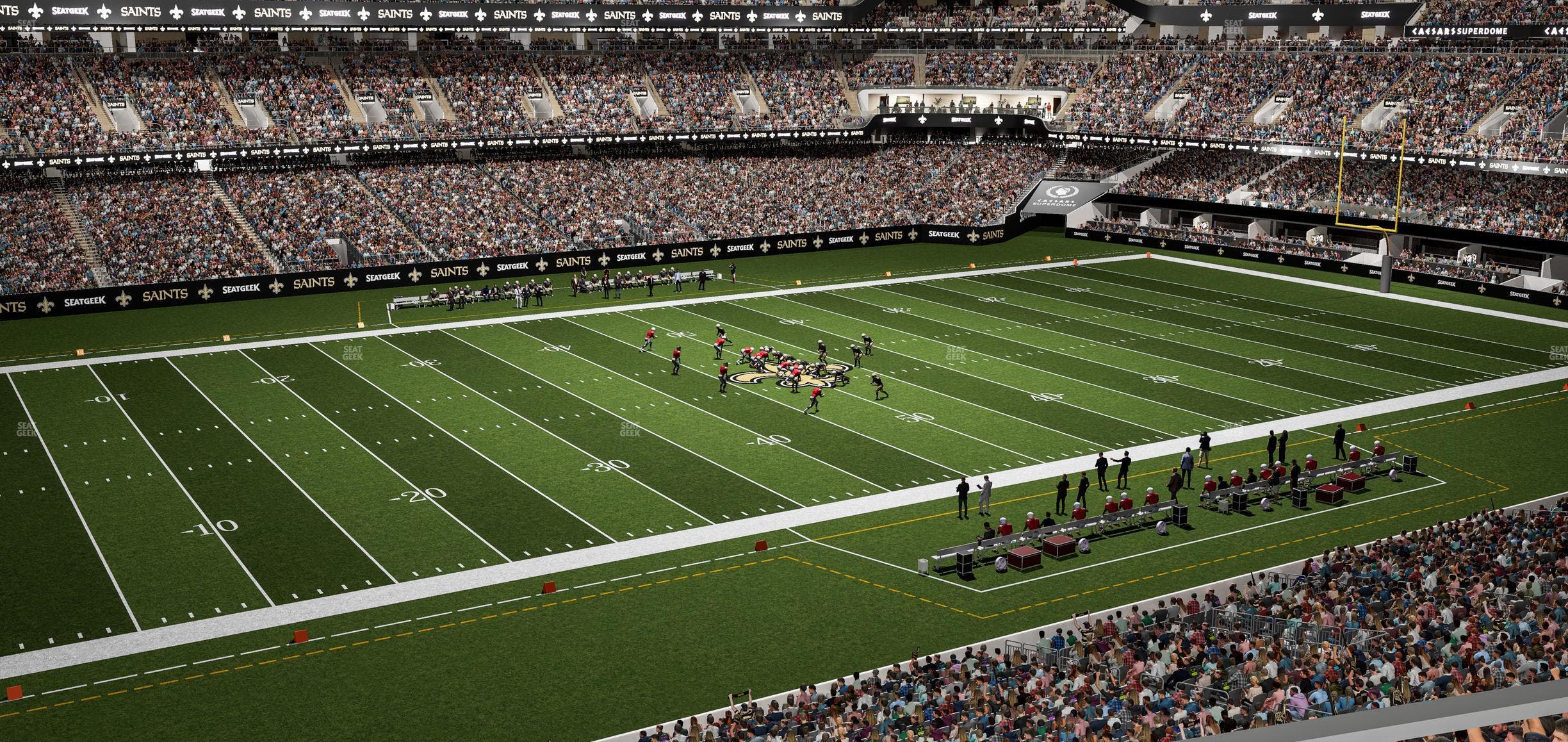 Caesars Superdome - Section Suite 332 Seat View
