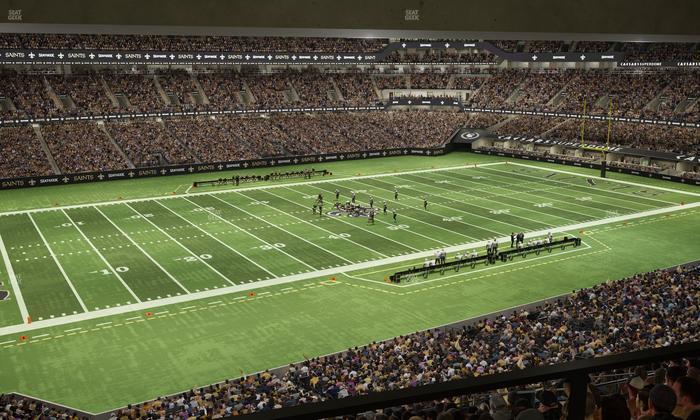 Caesars Superdome - Section Suite 332 Seat View