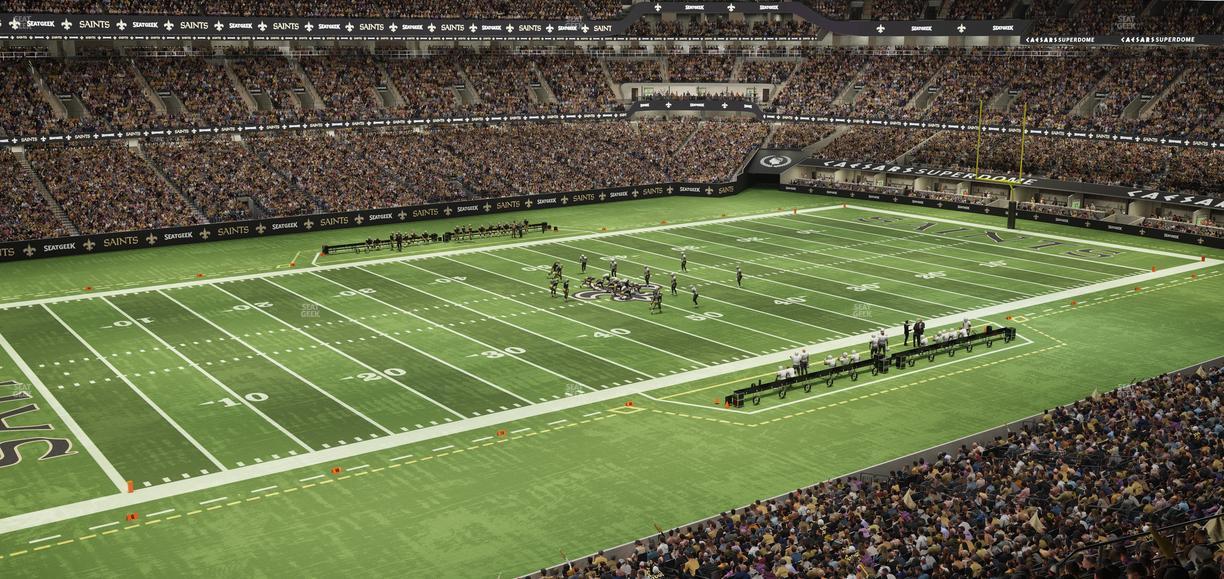 Caesars Superdome - Section Suite 334 Seat View