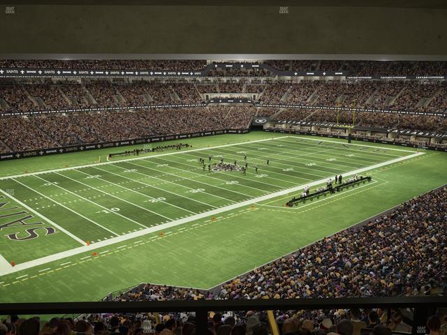Caesars Superdome - Section Suite 336 Seat View
