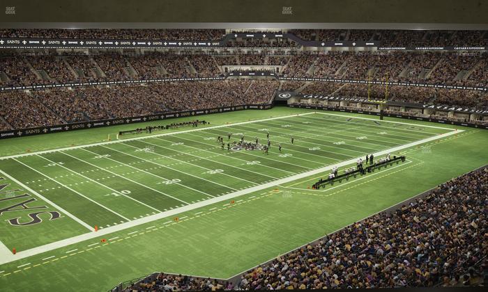 Caesars Superdome - Section Suite 336 Seat View