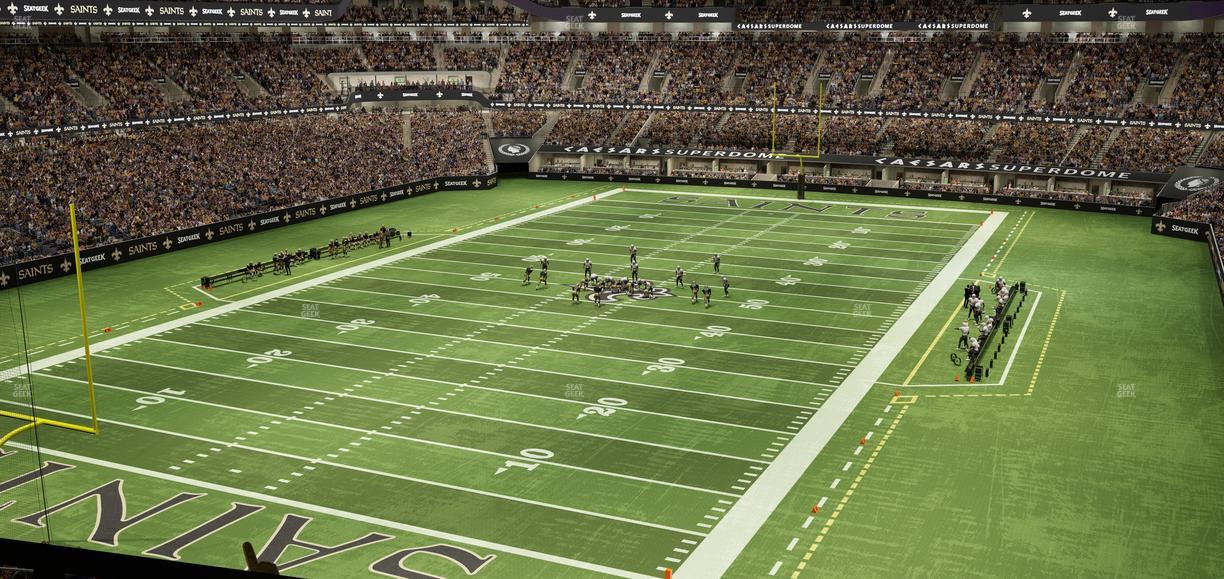 Caesars Superdome - Section Suite 340 Seat View