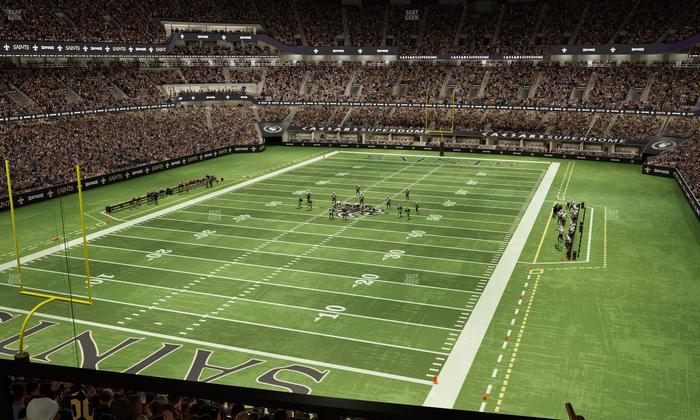 Caesars Superdome - Section Suite 341 Seat View