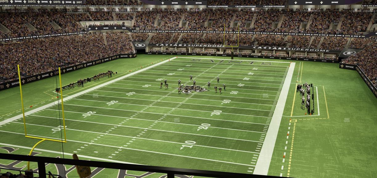 Caesars Superdome - Section Suite 342 Seat View