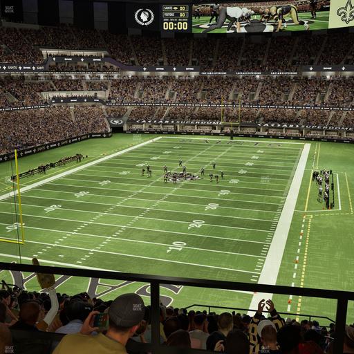 Caesars Superdome - Section Suite 342 Seat View