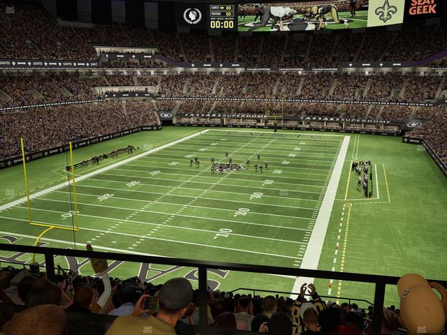 Caesars Superdome - Section Suite 342 Seat View