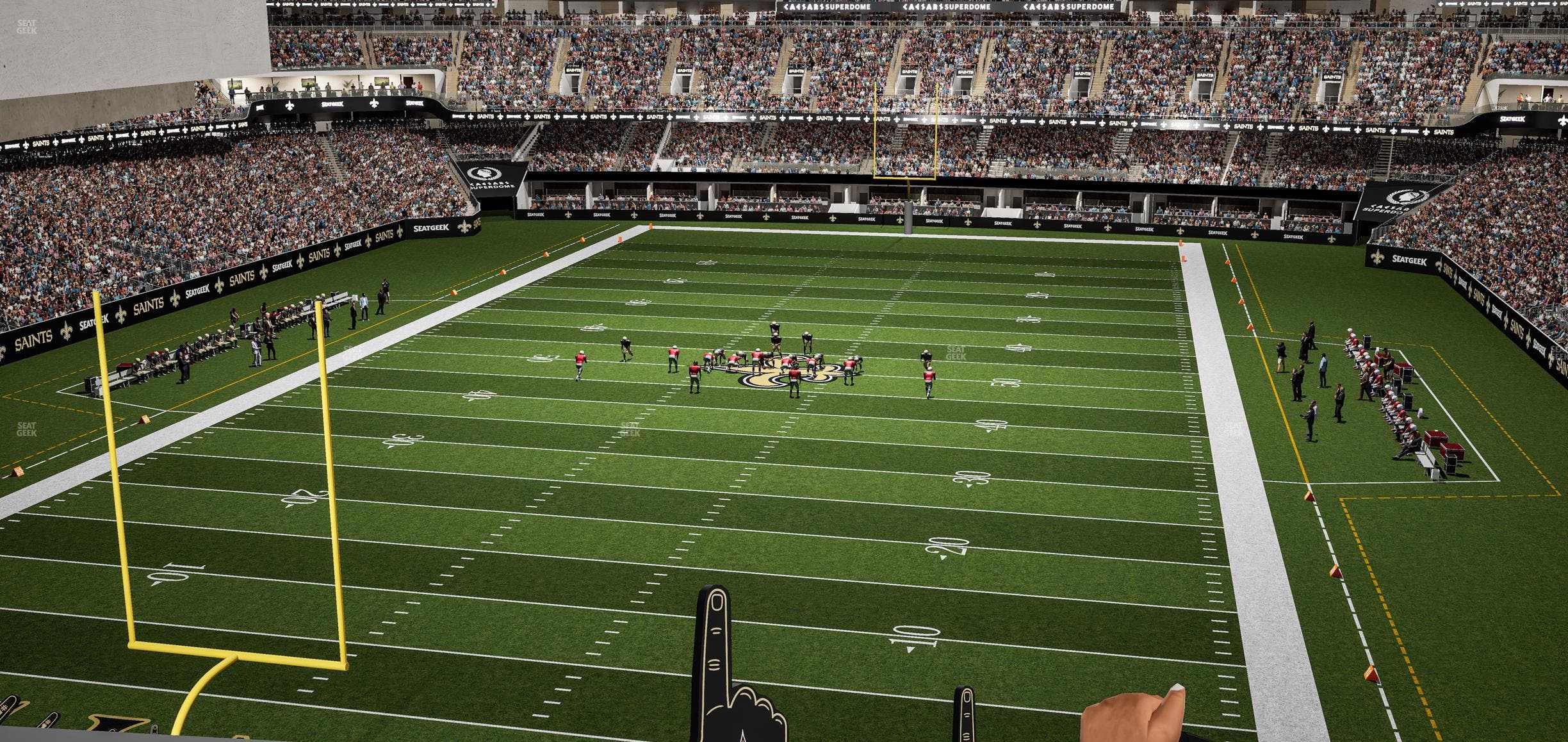 Caesars Superdome - Section Suite 343 Seat View