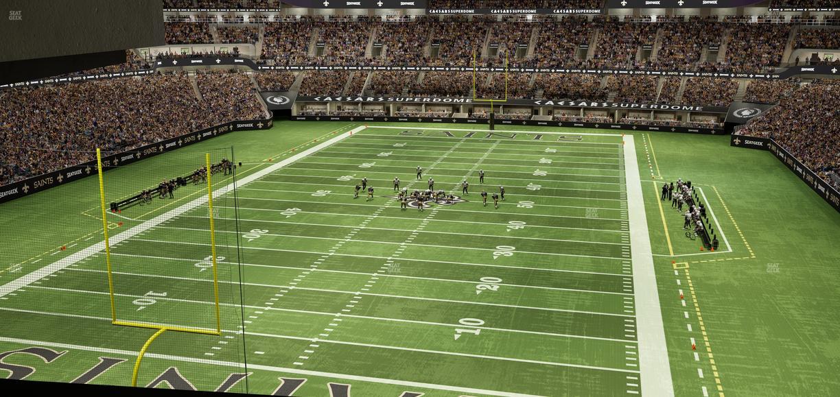 Caesars Superdome - Section Suite 343 Seat View