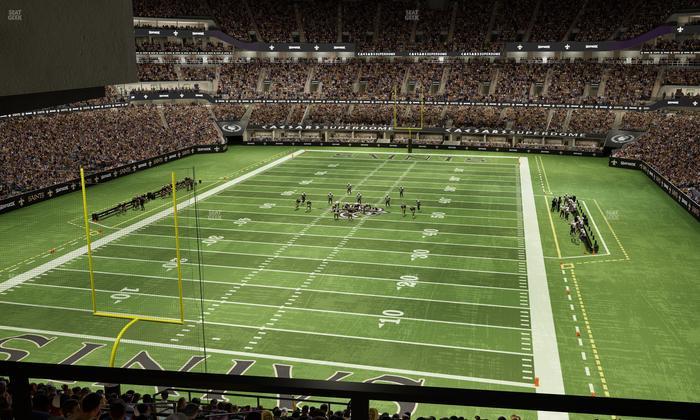 Caesars Superdome - Section Suite 343 Seat View