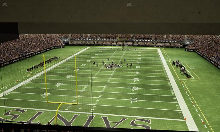 Caesars Superdome - Section Suite 344 Seat View