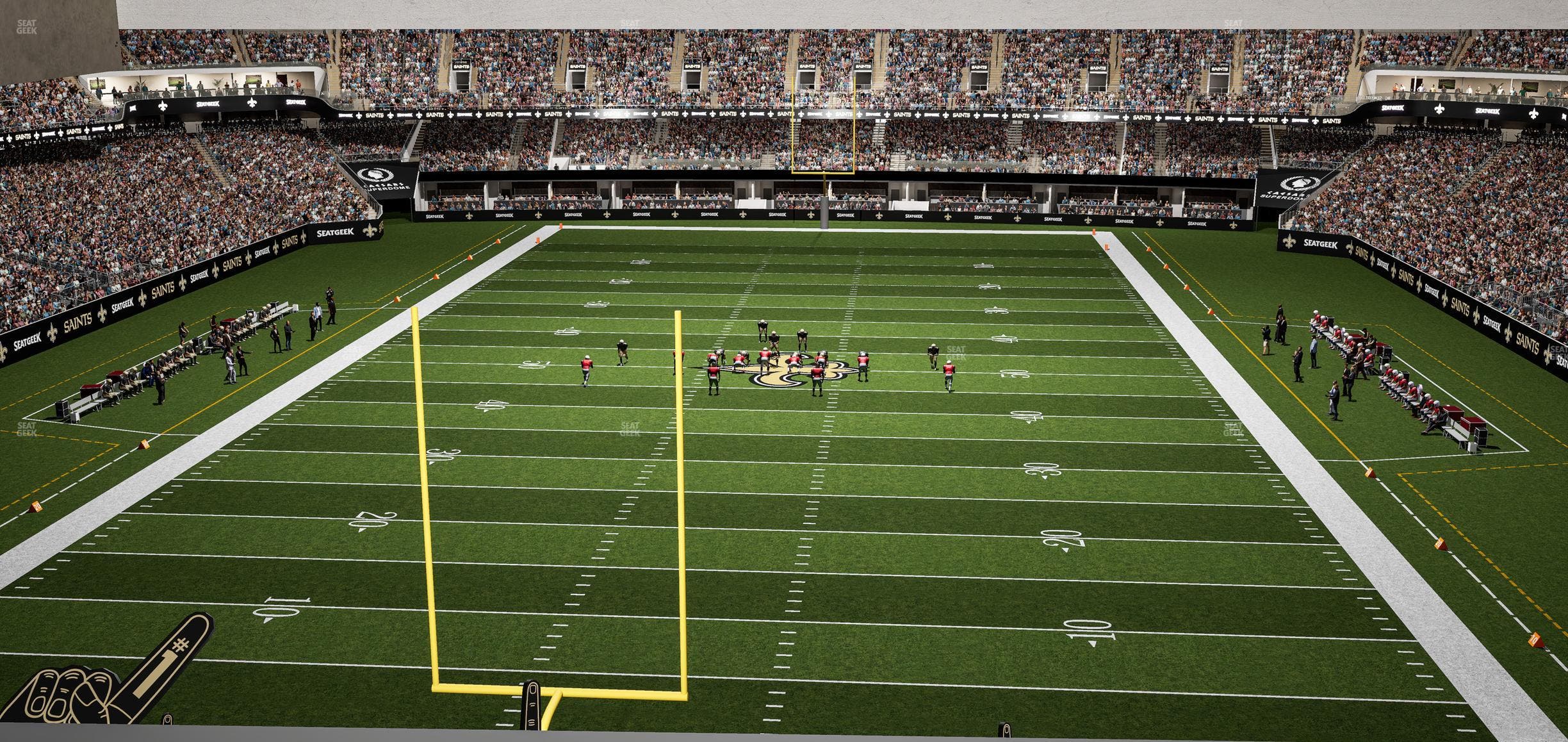 Caesars Superdome - Section Suite 345 Seat View