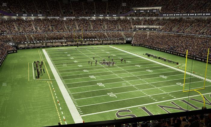 Caesars Superdome - Section Suite 350 Seat View