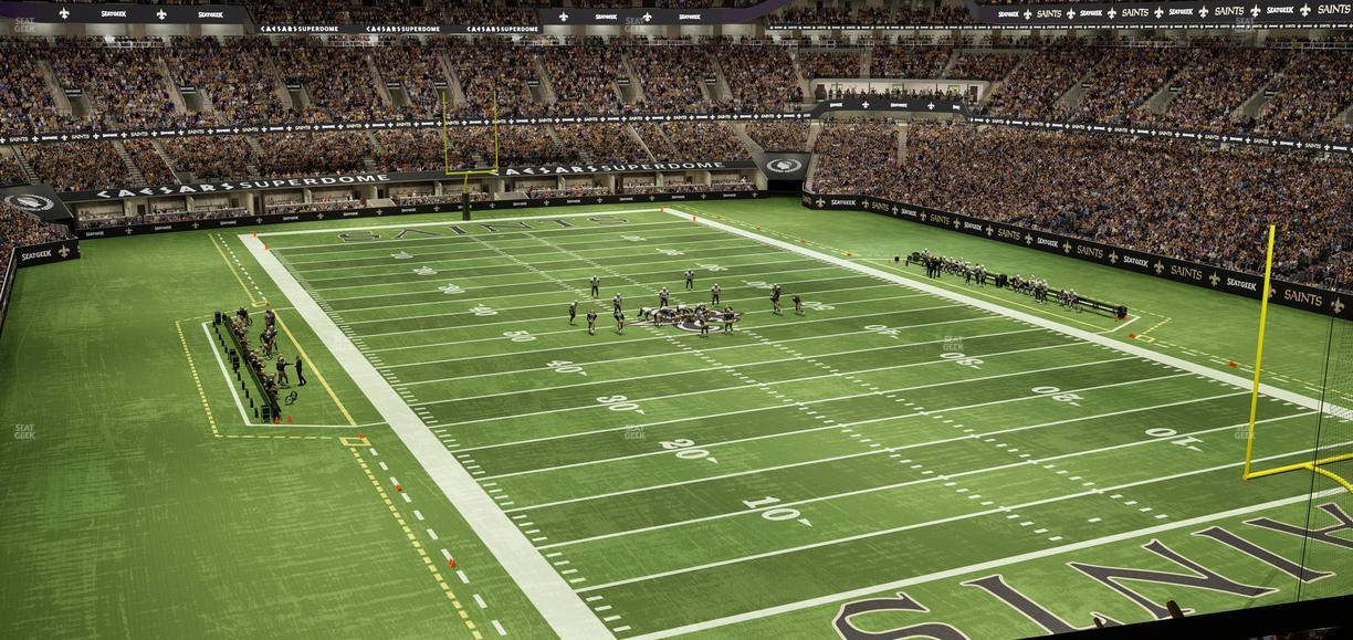 Caesars Superdome - Section Suite 351 Seat View