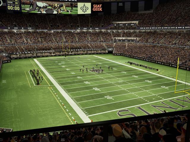 Caesars Superdome - Section Suite 351 Seat View
