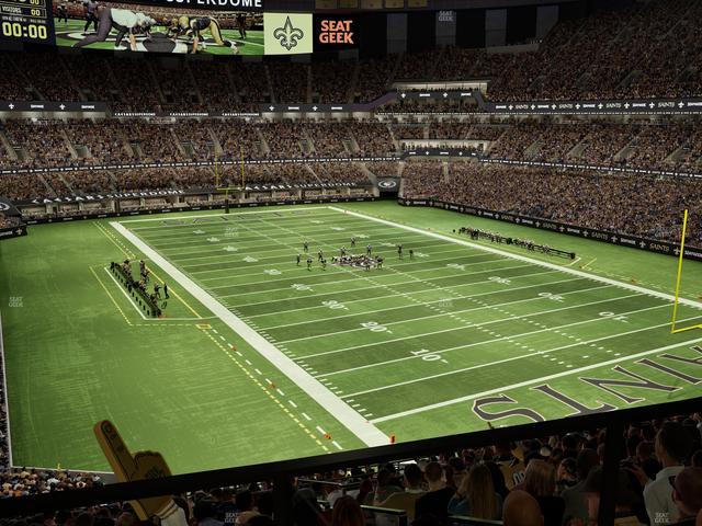 Caesars Superdome - Section Suite 352 Seat View