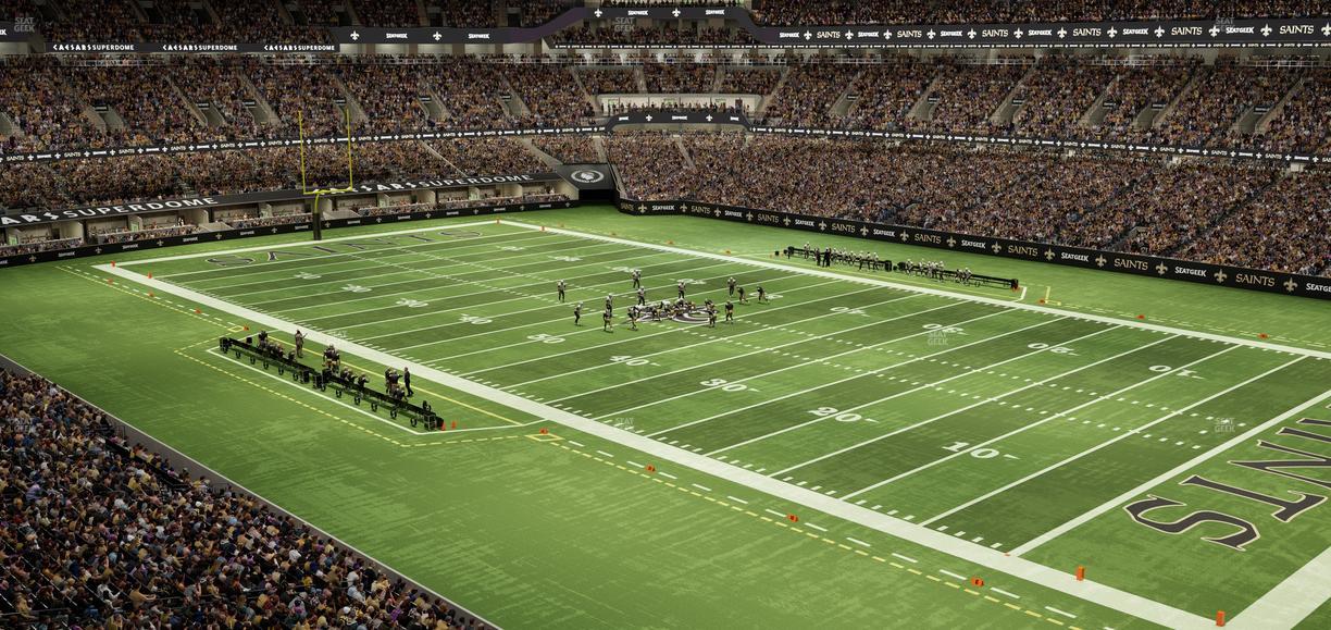 Caesars Superdome - Section Suite 357 Seat View