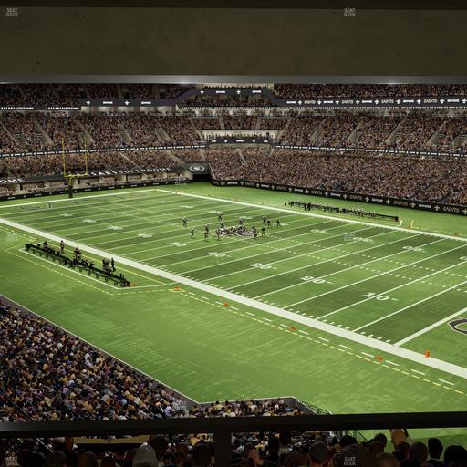 Caesars Superdome - Section Suite 357 Seat View