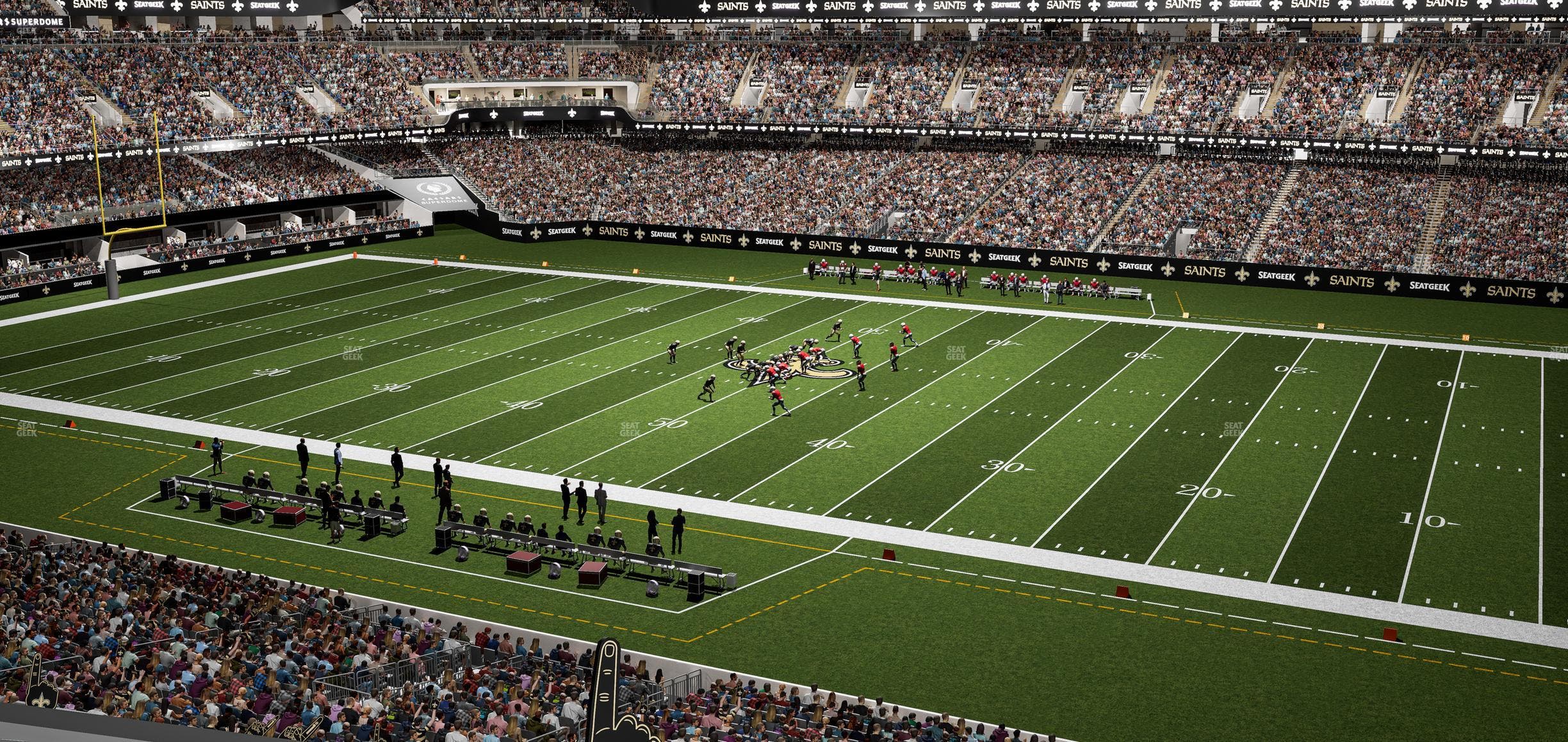 Caesars Superdome - Section Suite 363 Seat View
