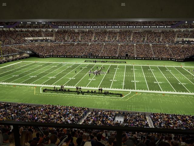 Caesars Superdome - Section Suite 366 Seat View