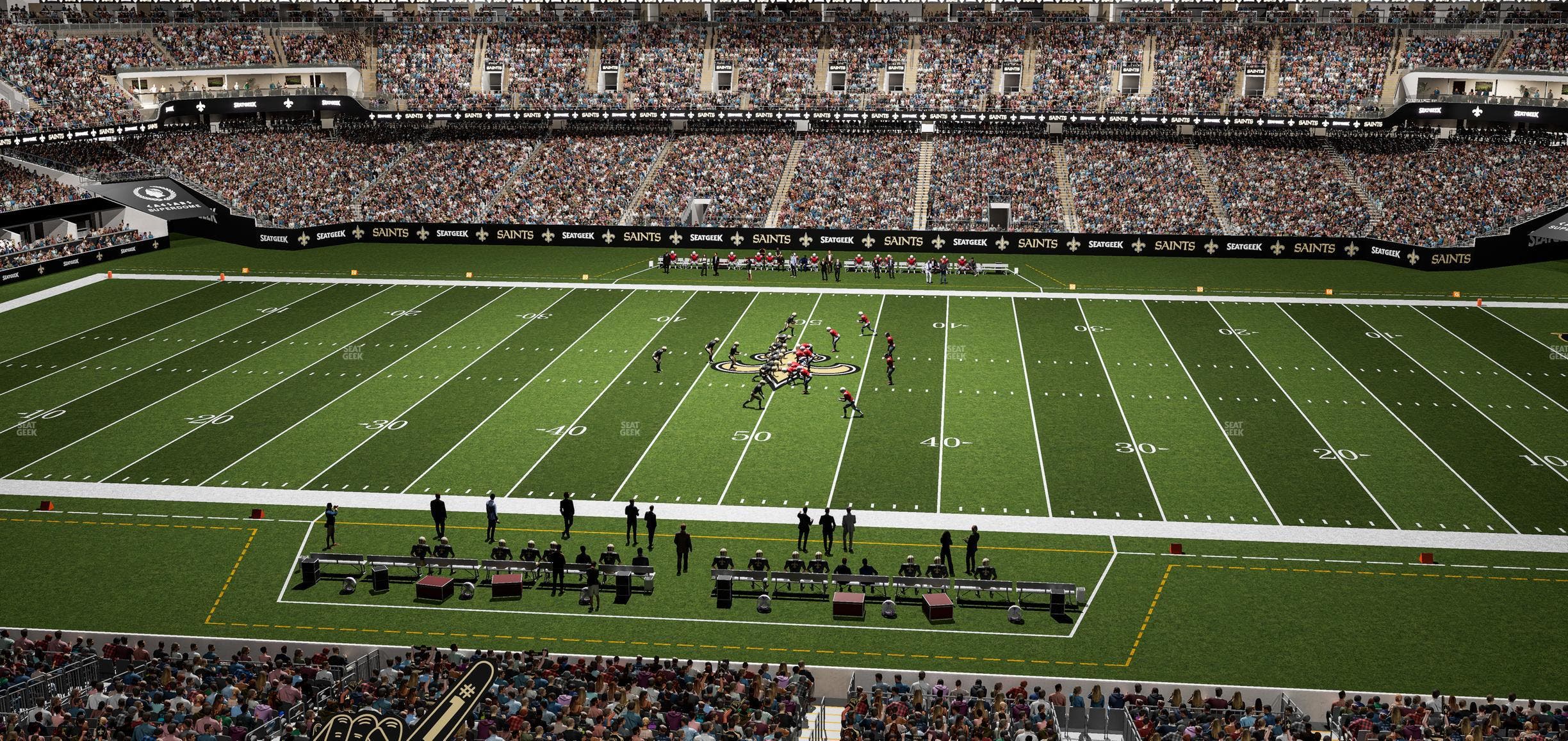 Caesars Superdome - Section Suite 367 Seat View